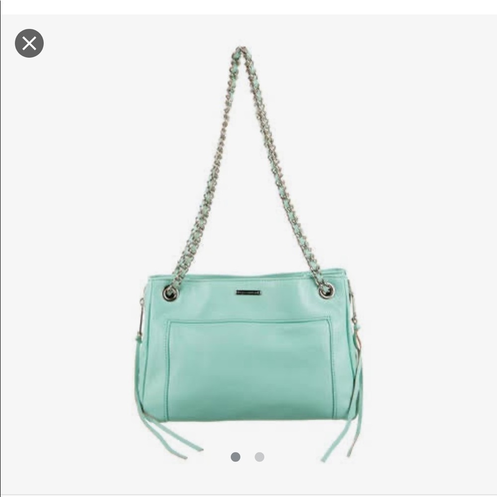 Rebecca minkoff mint swing shoulder bag